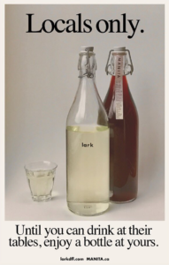 Advertisement for Lark Drip & Drop